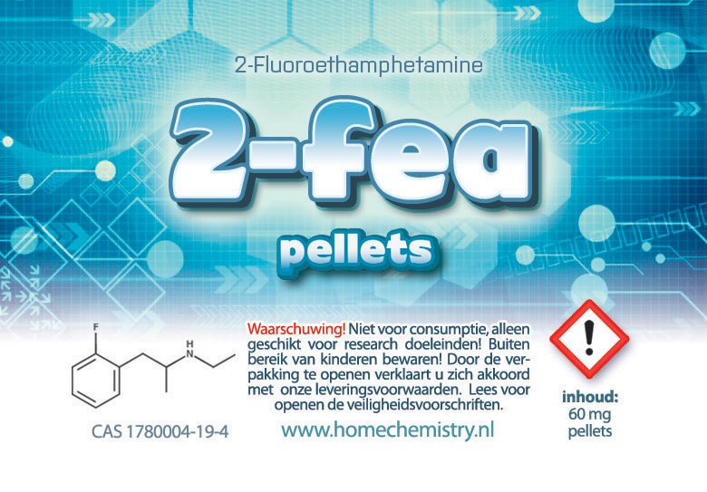 2fea2fluoroethamphetamine.jpg 2-FEA Pellets (7x60mg) - Afbeelding 1